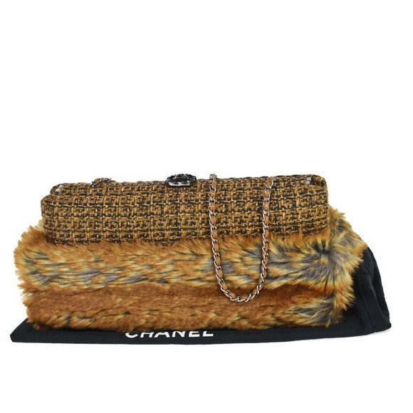 Authenticity Guarantee CHANEL CC Logo 2Way Chain Shoulder Clutch Bag - Picture 10 of 16